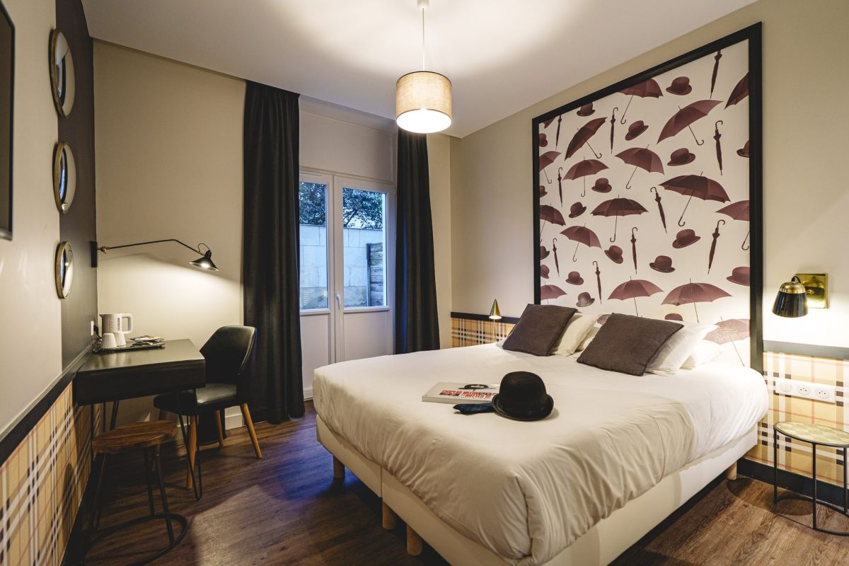 Chambre de l’Hôtel Le Londres