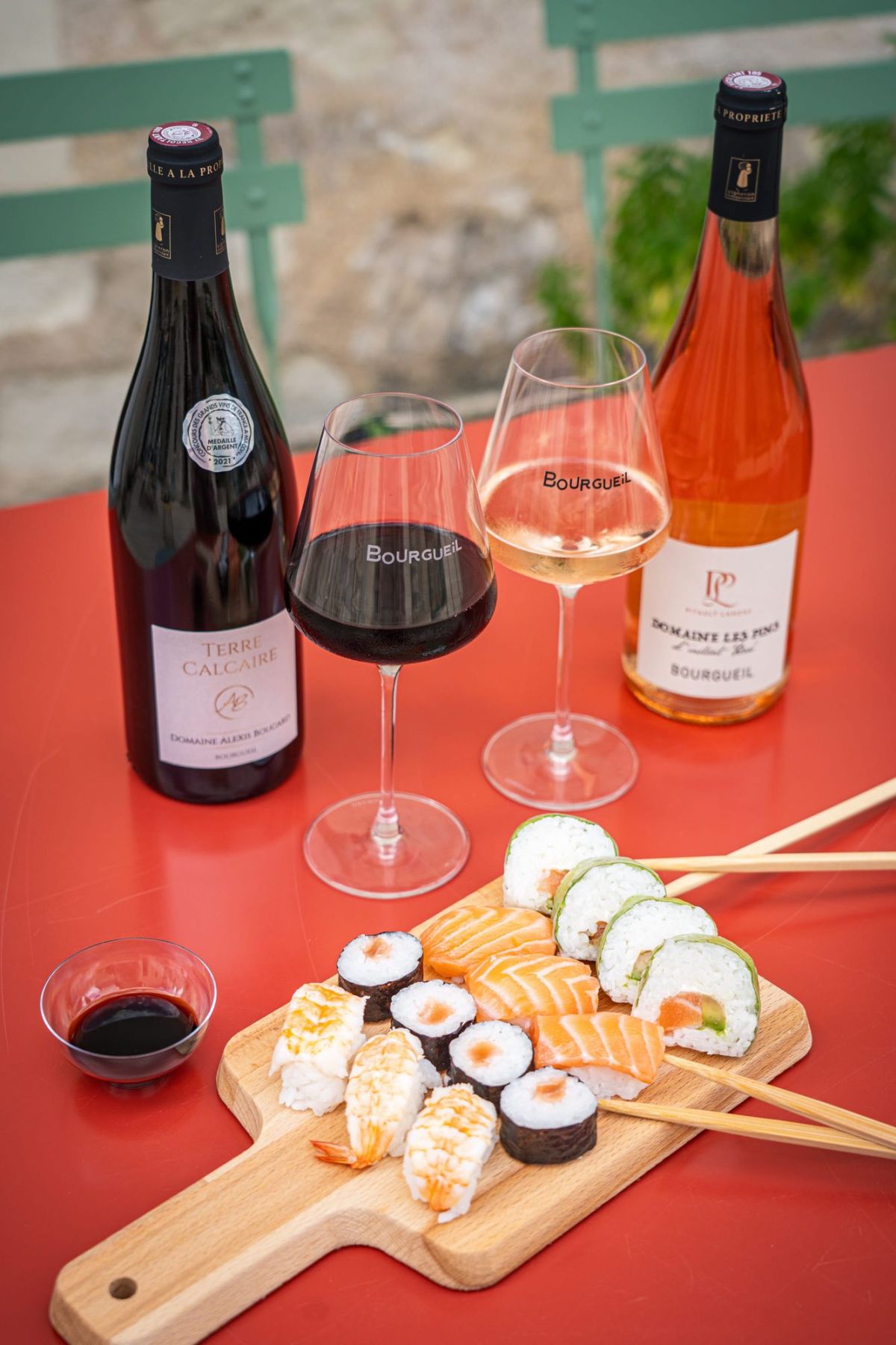 Bouteilles des Vins de Bourgueil